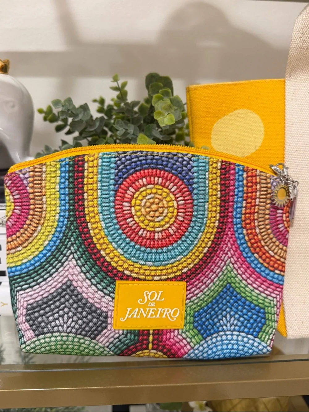Sol de Janeiro Vibrant Multicolor Cosmetic Pouch
